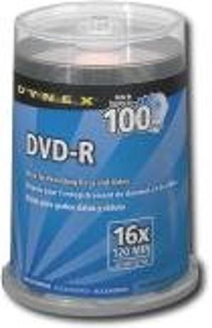 Dynex - 100-Pack 16x DVD-R Disc Spindle