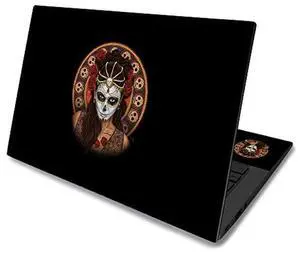 MightySkins Skin for Asus Chromebook C425 14" (2019) - Dia De Muertos | Protective, Durable, and Unique Vinyl Decal wrap cover | Easy To Apply, Remove, and Change Styles | Made in the USA (ASCH1419-Di