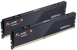 G.SKILL Flare X5 Series (AMD Expo) DDR5 RAM 96GB (2X 48GB) 6000MT/s CL30-36-36-96 1.35V Desktop Computer Memory U-DIMM - Matte Black (F5-6000J3036F48GX2-FX5)