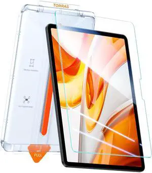 TORRAS Military-Grade Protection for iPad Air 13 Inch Screen Protector  2024, 6th  9H+ Tempered Glass, One-Step Installation, Full Coverage Fit, Bubble Free, Diamond Shield, 1 Pack