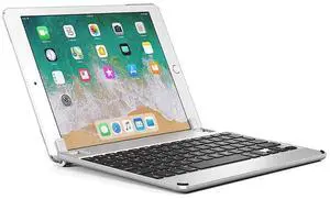 Brydge BRY1011 9.7" Keyboard Case for Air, Air 2,Pro and 2017, Silver