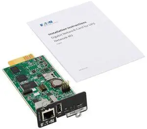 Eaton Cybersecure Gigabit Network-M3 Card for UPS and PDU, UL 2900-1 and IEC 62443-4-2 Certified Network Card