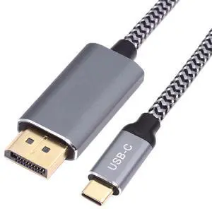 Chneyang USB C to DisplayPort 1.4 Reversible Displays 8K HDTV Cable for Laptop Monitor 1.8m