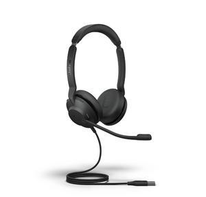 Jabra Evolve2 30 SE Wired Stereo Noise-Cancelling Headset - Features 2-Mic Call Technology and USB-A Cable - Works with All Leading Unified Communications Platforms Such as Zoom & Google Meet - Black