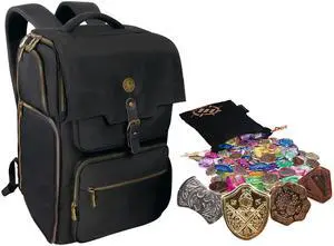 ENHANCE Tabletop DnD Backpack + Treasure Token Set - Bundle