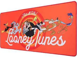 Looney Tunes XXL Mouse Pad 35 in x 15.7 in - Gift Looney Tunes Gaming Desk pad 90 mm x 40 mm - Official Licensed