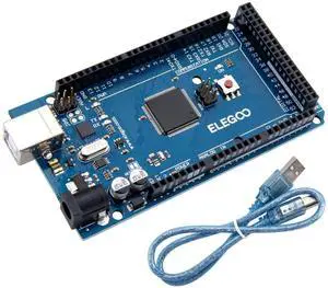ELEGOO MEGA R3 Board ATmega 2560 + USB Cable Compatible with Arduino IDE Projects RoHS Compliant