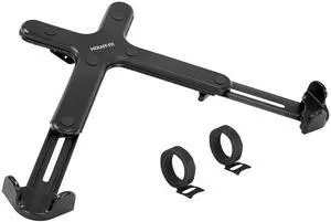 Mount-It! Laptop VESA Mount Tray for Monitor Arms - VESA Laptop Tray Fits Up to 17" Notebooks - Adjustable Holder with Safety Strap, Ventilated Cooling Design, and Secure Ledge Stopper (Black)