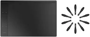 VEIKK A30 V2 Drawing Tablet 10x6 Inch Graphics Tablet with Battery-Free Pen and 8192 Professional Levels Pressure with Extra 10pcs nibs