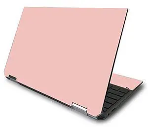 MightySkins Skin for HP Spectre x360 13.3" Gem-Cut (2020) - Solid Blush | Protective, Durable, and Unique Vinyl Decal wrap cover | Easy To Apply, Remove, and Change Styles | Made in the USA (HPS360132