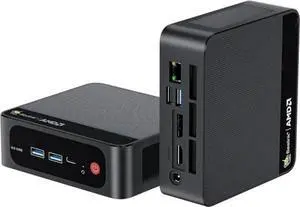 Beelink SER5 Mini PC AMD Ryzen 5 5500U Up to 4.0GHz 6C/12T,16GB RAM 500GB SSD, DP, HDMI Dual Display, 2.5G LAN, WiFi 6 BT5.2, W-11 Pro Mini Computer
