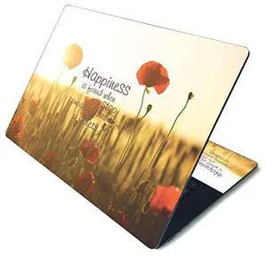 MightySkins Skin for Microsoft Surface Laptop 3 15" - Be Happy | Protective, Durable, and Unique Vinyl Decal wrap cover | Easy To Apply, Remove, and Change Styles | Made in the USA (MISURLA315-Be Happ