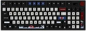 INLAND MK Pro V3 Ocean Wireless Mechanical Keyboard, 95% Layout VIA Custom Keyboard, IPS Display PBT Keycaps Hot Swappable Huano Brown Switches RGB Backlit 2.4GHz/USB-C/BT5.0 Gaming Keyboard