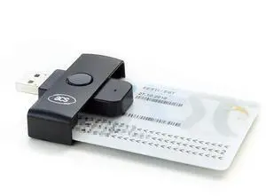 ACS ACR38U-N1 PocketMate USB Smart Card Reader and Writer for CNS CRS Digital Signature Small Compact Black