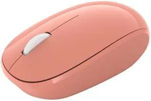Incase Bluetooth Mouse - Designed by Microsoft - Compact, Comfortable, Right/Left Hand Use, 4-Way Scroll Wheel, Wireless Bluetooth Mouse for PC/Laptop/Desktop, Mac/Windows Computer (Peach)