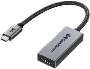 Cable Matters 48Gbps USB C to HDMI 2.1 Adapter for macOS, Supports 8K@60Hz / 4K@240Hz HDR, Thunderbolt 4 to HDMI 2.1 Adapter, Compatible with Thunderbolt 5 Laptops