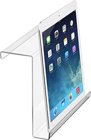 Treadmill Tablet Holder - Exercise Bike Reading Stand/Acrylic Book Holder - Clear Acrylic Stand for Ipad, Tablet, Magazines and Books (9x11x 3.5 Inches)