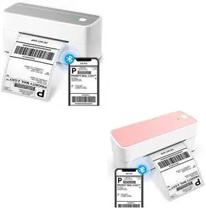 ASprink Bluetooth Thermal Shipping Label Printer 4X6 - Thermal Label Printer for Small Business & Packages, Compatible with The iPhone & Computer