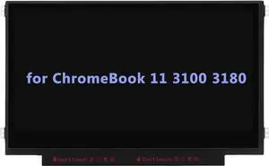 11.6" Screen Replacement for Dell ChromeBook 11 3100 3120 3162 3164 3180 I3180 3181 C3181 5190 P26T FGF20 0FGF20 LCD LED Display Panel 1366x768 30 Pin (Side Brackets Non Touch)
