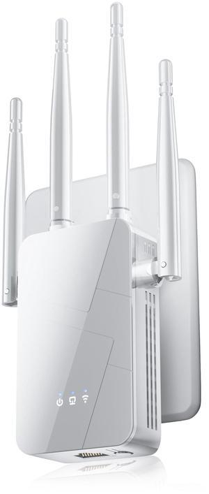 2025 WiFi Extender Signal Booster - up to 10000 sq.ft Coverage, Wireless Booster - Long Range Internet Repeater, WiFi Booster and Signal Amplifier w/Ethernet Port, 1-Tap Setup