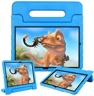 BILLISGOVA Case for Samsung Galaxy Tab S7 FE/S7 Plus/S8 Plus with Pencil Holder and Anti-Slip Handle, New 12.4" Super Protection Cover for 2022 Tab S8+/2021 Tab S7 FE/2020 S7+ Blue