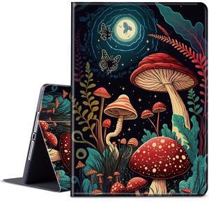 BPQOJB Case for All-New Kindle Fire HD 10 & 10 Plus Tablet 11th Generation 2021 Release 10.1 inch with Adjustable Stand & Auto Wake/Sleep Feature Smart Protect Cover Case - Mushroom Moon