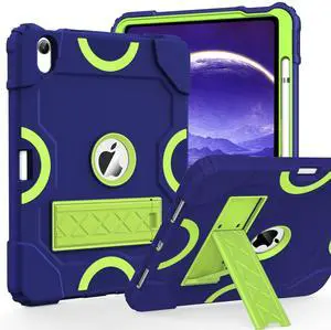 Cantis Case for iPad 11-inch (A16) 2025/ iPad 10th Generation 2022 (10.9 inch), Shockproof iPad Cover 10th Generation with Pencil Holder & Kickstand, Navy Blue
