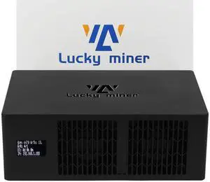 Bitcoins Miner Lucky Miner Lotto Mining Device 4.2TH/S 2.4G WiFi SHA-256 Asic Chip BM1366 Portable LV08 Micro Silent Cryptocurrency Home Use BTC Miner Machine Solo Miner, Black