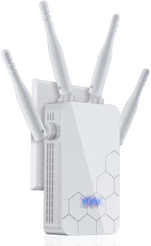 2025 WiFi Extender Internet Booster, Repeater Wireless Routers Amplifier, Mesh Wi-Fi 80% Faster, Support More Network Devices at Home, 1-Tap Setup