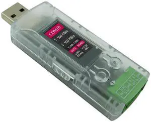 CORECLOUD USB to TTL USB to RS485 2-in-1 Serial Adapter, Display Serial Port Number, Adjustable 3V-5V, CP2102 FTDI Compatible with Windows 64bit, macOS, Linux, Ubuntu, 4M High Speed, ESD Protection