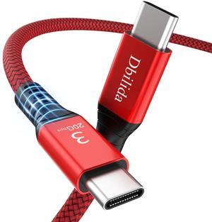 100W for Thunderbolt 3 Cable 15 ft, USB 4 Cable with PD 3.0, 20Gbps, 4K 60Hz for iPhone 15 Series, eGpu, MacBook Pro, Docking, SSD, Surface Pro, VR Headset