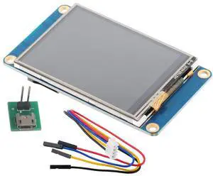 DIYmalls Nextion 2.4 inch HMI Display NX3224T024 Resistive Touch Screen 320x240 LCD Module for Arduino ESP32 Development Board