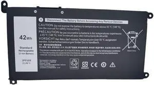 NBULBL JPFMR Laptop Battery Replacement for Dell Chromebook 3100 3400 2-in-1 5488 5493 5593 P90F Series Notebook 0JPFMR 7MT0R 7MTOR 16DPH 7T0D3 07T0D3 DN33X RDNP5 65N6H [11.4V 42Wh]