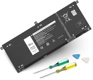 53Wh H5CKD 15V Laptop Battery Replacement for Inspiron 5400 5406 7300 7405 7306 7500 7506 2-in-1 Silver 5300 5301 5401 5402 5408 5409 5501 5502 5508 5509 Vostro 5300 5301 7T8CD Latitude 3410 3510