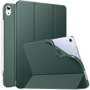 DuraSafe Cases for iPad Mini 6 8.3 Inch 2021 [ Mini 6th Gen ] A2567 A2568 A2569 MK7M3LL/A MLWL3LL/A MK7R3LL/A MK7P3LL/A MK7T3LL/A Smart Trifold Lightweight Soft Silicone TPU Back Case - Dark Green