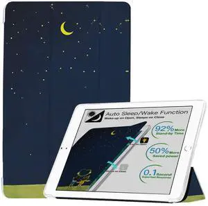 DuraSafe Cases for iPad Air 2nd Gen 9.7 inch 2014 Printed Case A1566 MGLW2LL/A MGL12LL/A MH0W2LL/A A1567 MGKM2LL/A MH182LL/A MGKL2LL/A MGTY2LL/A MH1J2LL/A MGTX2LL/A MH2V2LL/A MH2W2LL/A - Night Sky