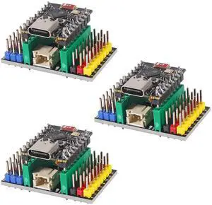 DWEII 3 Sets ESP32-C3 MINI Development Board ESP32 Supermini Development Board RP2040 Development Board WiFi Bluetooth wtih C3 Expansion Board