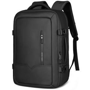 HEROIC KNIGHT Travel Carry on Backpack for Men Women,28L Large Capacity Flight Approved Suitcase Backpacks with USB Port 16 Inch Laptop Compartment,Waterproof Business Casual Backpack - Black