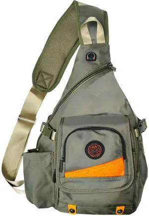Innturt Large Sling Bag Backpack Pack 13" 14" Laptop Bag Satchel Festival Travel Backpack (Green)