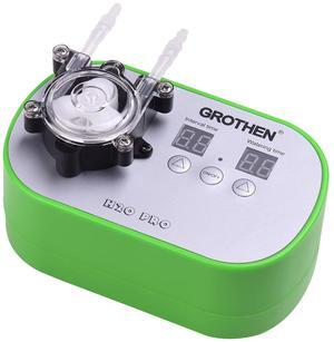 HXBER Timed Peristaltic Pump, Green, Plastic, Above Ground, 160ml/min, Aquarium, Laboratory, Home, Office