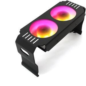 Memory RAM Cooler ARGB Fans,5v/3-Pin ARGB Light Effect RAM Fans for DIY PC Gaming (Black)