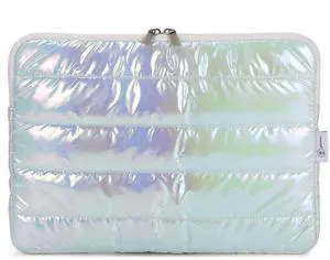 Puffy Laptop Sleeve 13-14 Inch. sky blue Laptop Sleeve for Women and Men. Carrying Case MacBook Pro 14 Inch, MacBook Air 13 Inch, iPad Pro 12.9