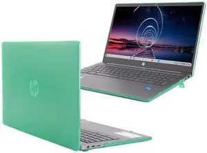 mCover Case ONLY Compatible for 2022~2024 15.6" HP Chromebook 15a-NA0000 / Chromebook Plus 15a-NBxxxx Series Laptop Computers (NOT Fitting Any Other HP Models) - Green