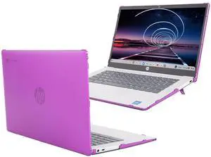 mCover Case ONLY Compatible for 2024 or Later 14-inch HP Chromebook 14a-NFxxxx Series Laptop Computer (NOT Fitting Any Other HP Models)- Purple