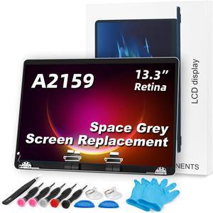 JYYSCRN A2159 Screen Replacement A2289 Screen Replacement for Pro A1989 A2159 A2289 2018 2019 2020 Year 13.3" Retina LCD Display Assembly EMC 3214 3358 3301 3456 3348 2560x1600 (Space Grey)