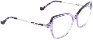 KMA Blue Light Blocking Glasses for Women - Stylish Reading Glasses, Anti-Glare and UV Protection, Blue Light Glasses for Digital Screens,Computer Glasses,Women's Desig (Light purple /