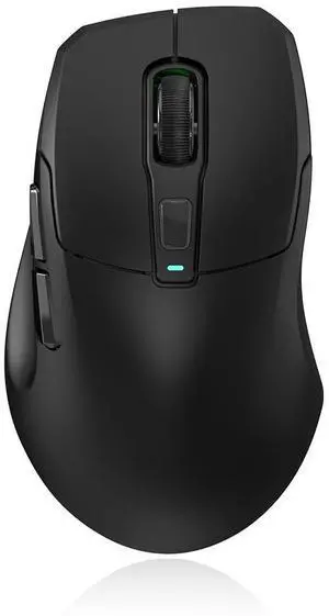 KYSONA Wireless Gaming Mouse, 24000 DPI, 1K Polling Rate, Tri-Mode 2.4GHz/USB-C/Bluetooth Ergonomic Mouse, Web-Driven, 120 Hours Battery Life, Rechargeable Gaming Mice for PC/Mac/Tablet/Xbox, Black