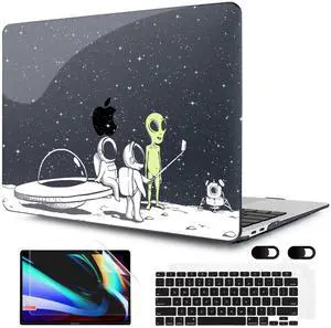 MEEgoodo for MacBook Air 13 inch Case 2021 2020 2019 2018 Released A2337 M1 A2179 A1932 with Touch ID, Plastic Hard Shell & Keyboard Cover Compatible with MacBook Air Case 13.3, Astronauts & Alien MEEgoodo for MacBook Air 13 inch Case 2021 2020 2019 2018 Released A2337 M1 A2179 A1932 with Touch ID, Plastic Hard Shell & Keyboard Cover Compatible with MacBook Air Case 13.3, Astronauts & Alien