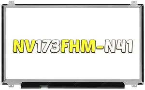 PEHDPVS Replacement 17.3" for NV173FHM-N41 06HY1W 99D49 099D49 EDP 30Pins 60Hz FHD 1920x1080 LED LCD Replacement Screen Display