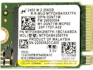 OEM Micron 256GB M.2 PCI-e NVME SSD Internal Solid State Drive 30mm 2230 Form Factor M Key Steam Deck